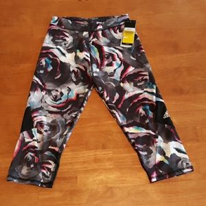 New! Adidas Capri Athletic Pants